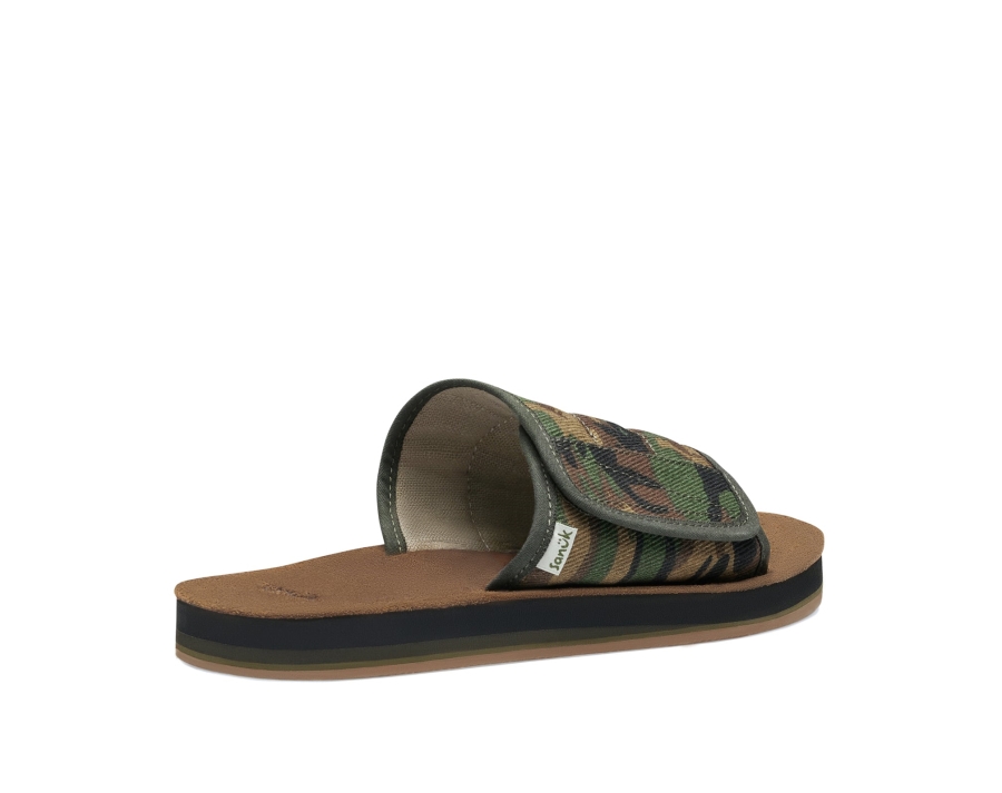 Sanuk M Bixby Camo Hemp Woodland Camo