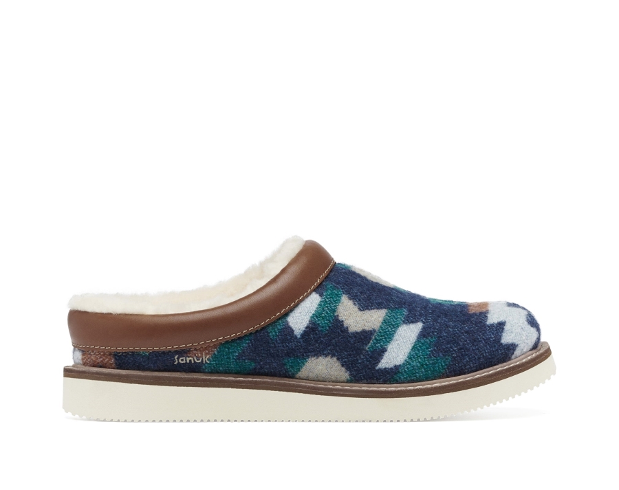 Sanuk M Cozy Vibe Slipper Sm Southwest Multi