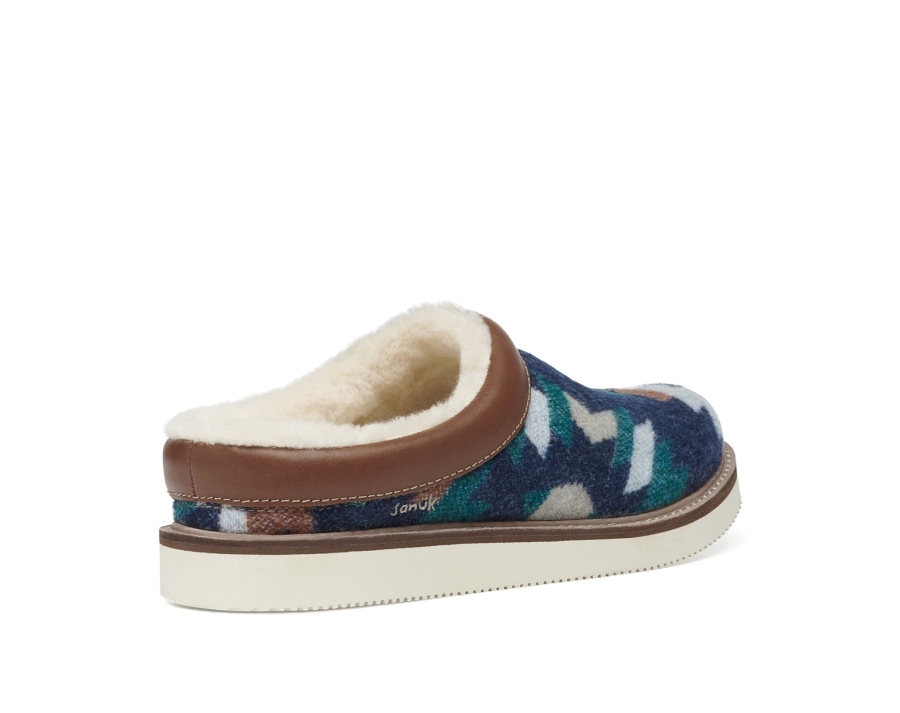 Sanuk M Cozy Vibe Slipper Sm Southwest Multi