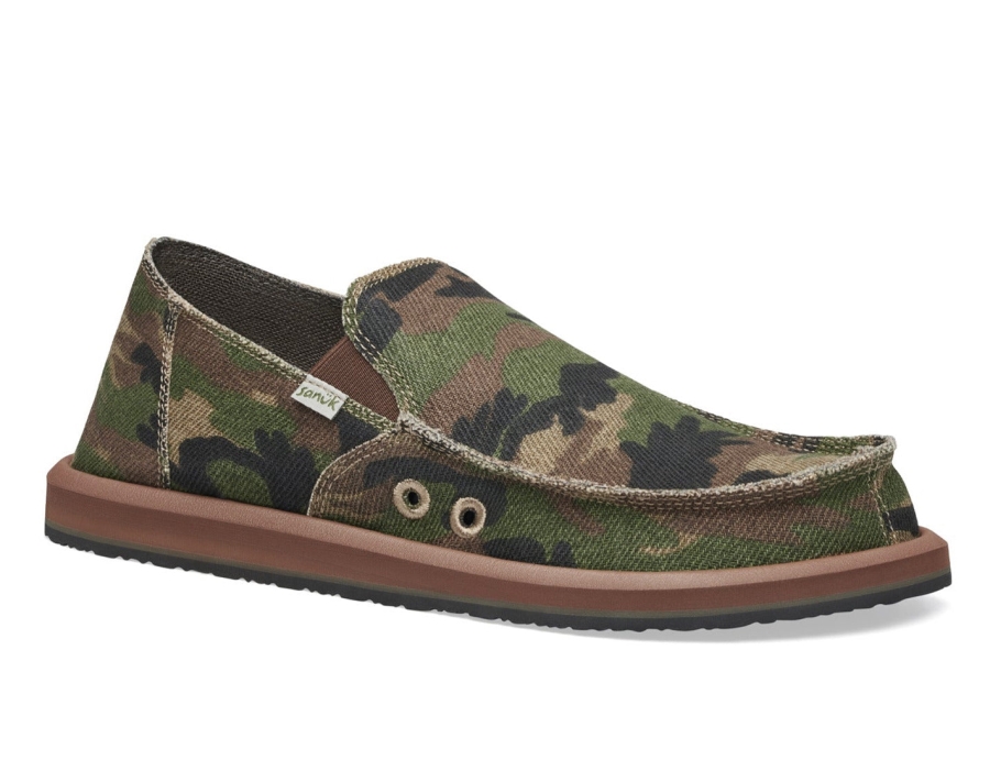 Sanuk M Sidewalk Surfer Woodland Camo