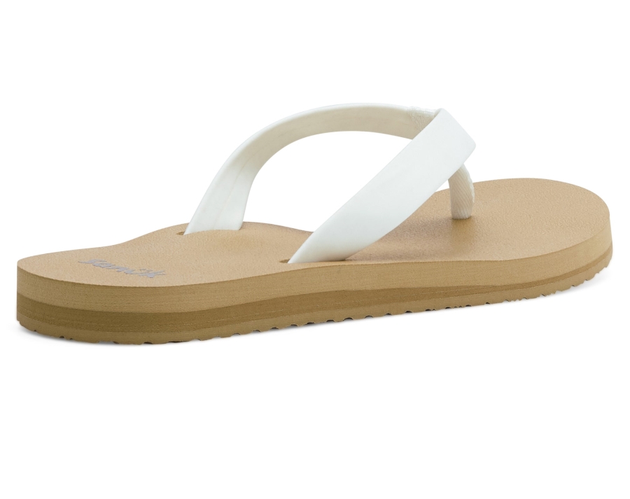 Sanuk W Ashland St White-Tan