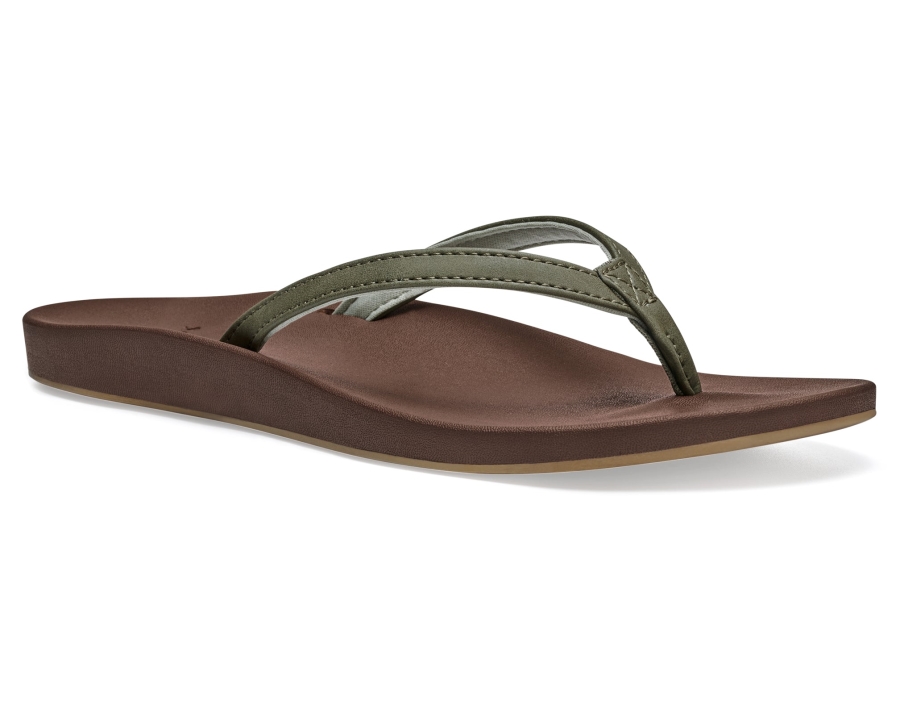 Sanuk W Cosmic Yoga Joy Burnt Olive