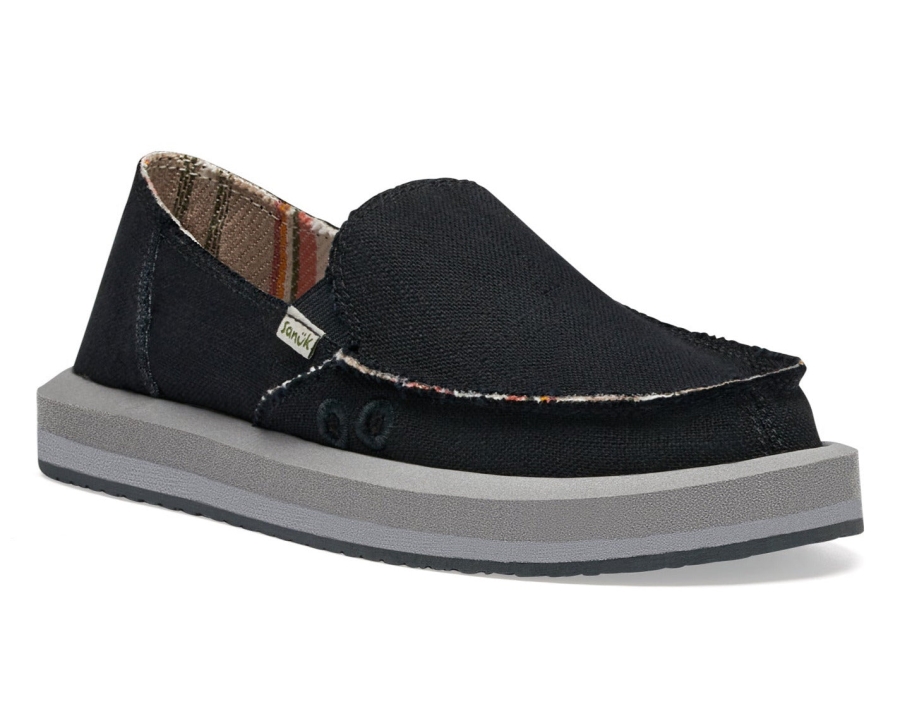Sanuk W Donna St Hemp Ebony
