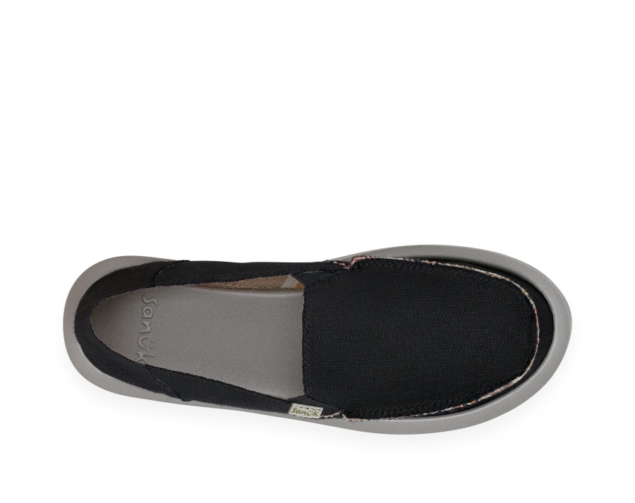 Sanuk W Donna St Hemp Ebony