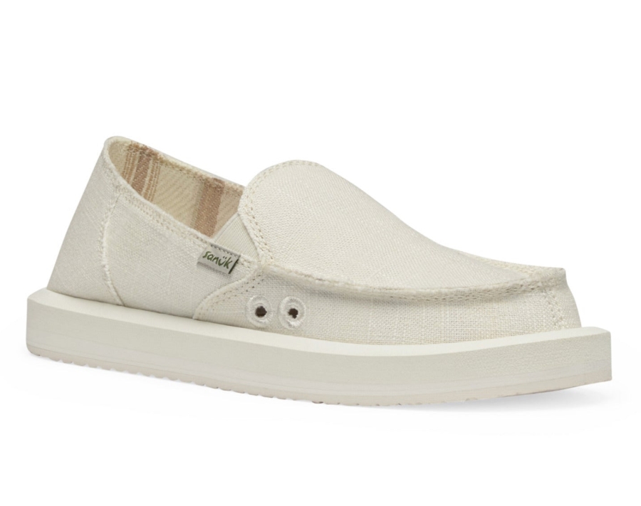 Sanuk W Donna St Hemp White