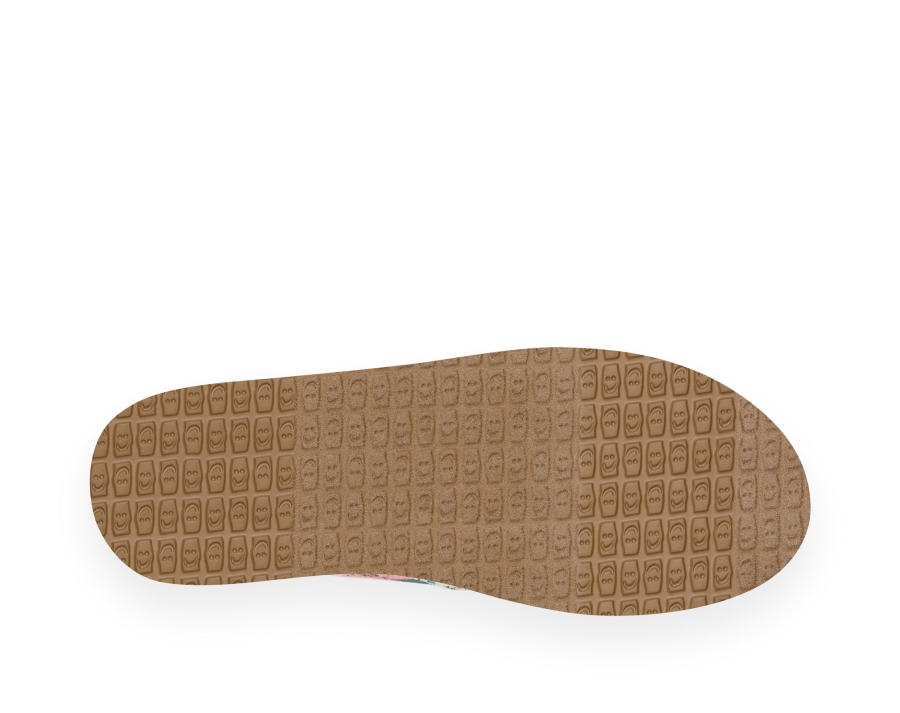 Sanuk W Donna Tropical Pink-Green