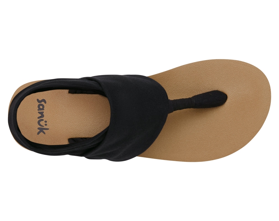 Sanuk W Sling St Black-Tan
