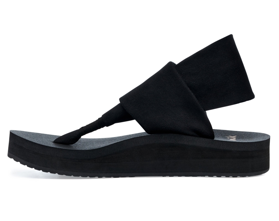 Sanuk W Sling St Midform Black