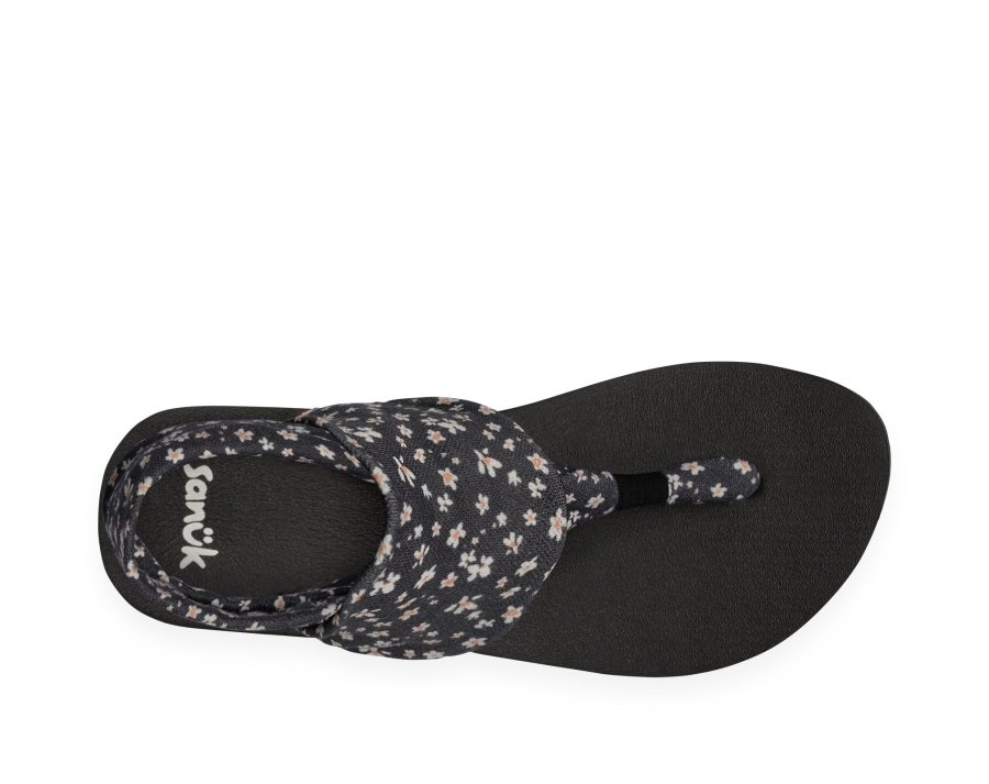 Sanuk W Sling St Midform Microfloral Black
