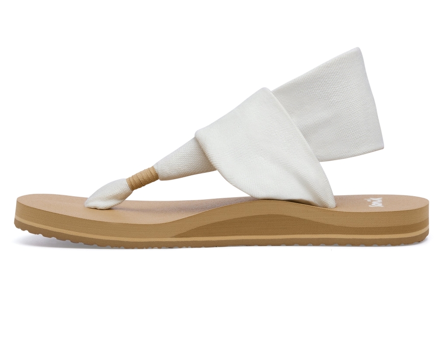 Sanuk W Sling St White-Tan
