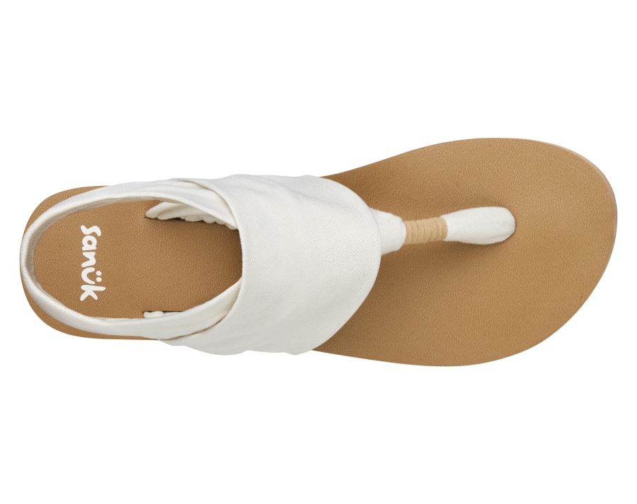 Sanuk W Sling St White-Tan