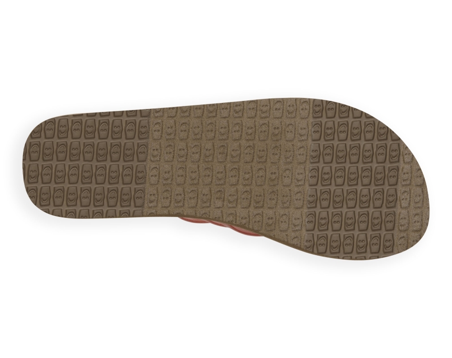 Sanuk W Yoga Sandy Burnt Coral