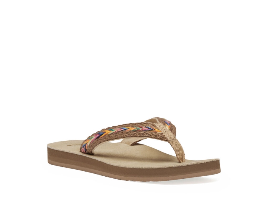 Sanuk Fraidy Hemp Rainbow