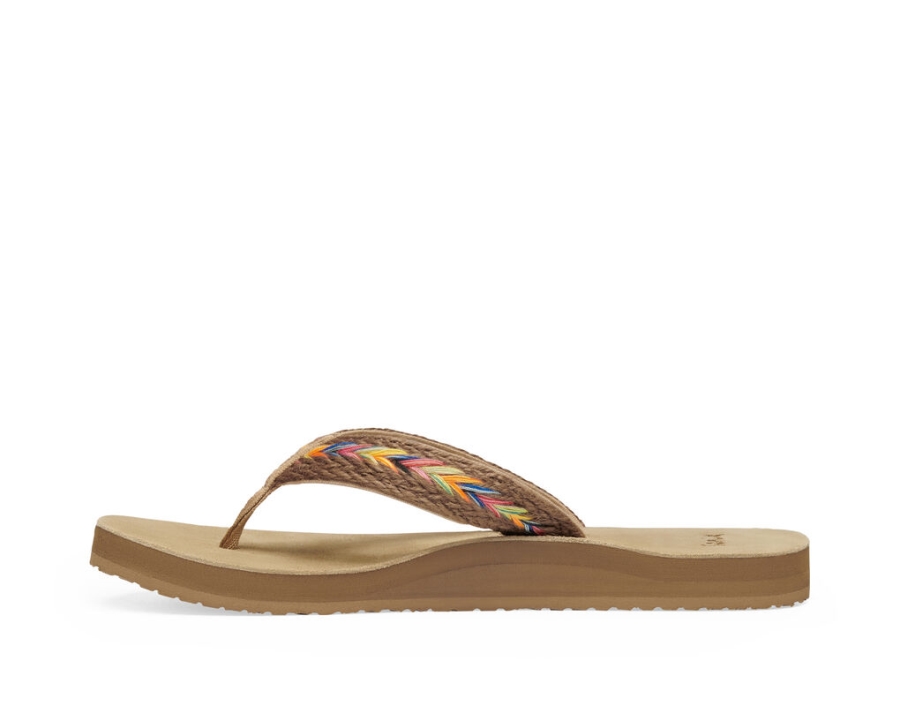 Sanuk Fraidy Hemp Rainbow