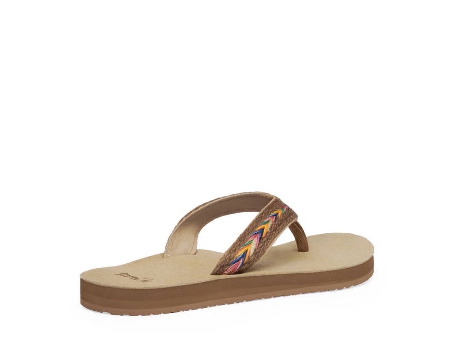 Sanuk Fraidy Hemp Rainbow