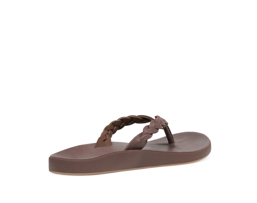 Sanuk Cosmic Yoga Joy Braid Lx Brown
