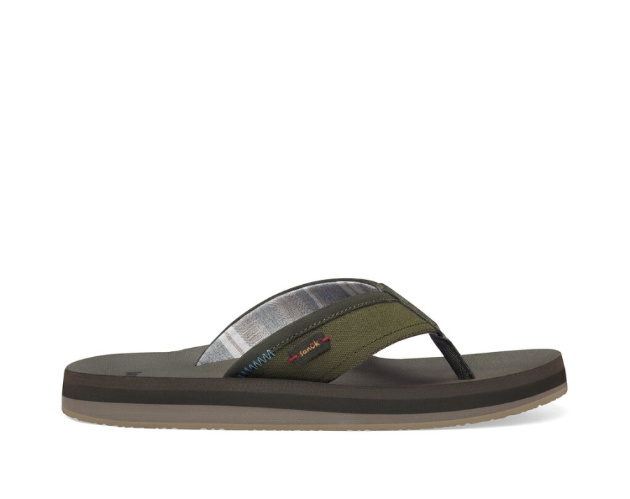 Sanuk Big Swell St Plus Dark Olive