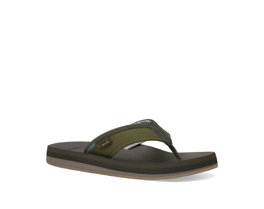 Sanuk Big Swell St Plus Dark Olive