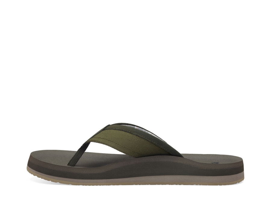 Sanuk Big Swell St Plus Dark Olive