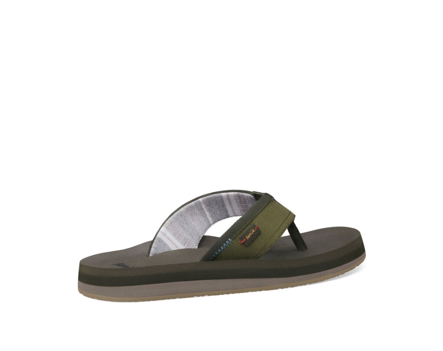 Sanuk Big Swell St Plus Dark Olive