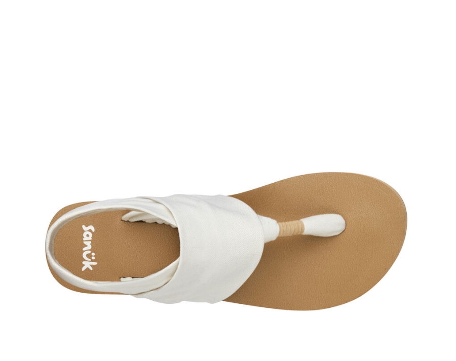 Sanuk Sling St White-Tan