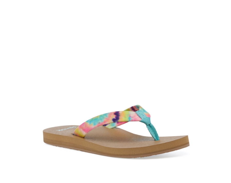 Sanuk Ashland St Tie Dye Turquoise Multi