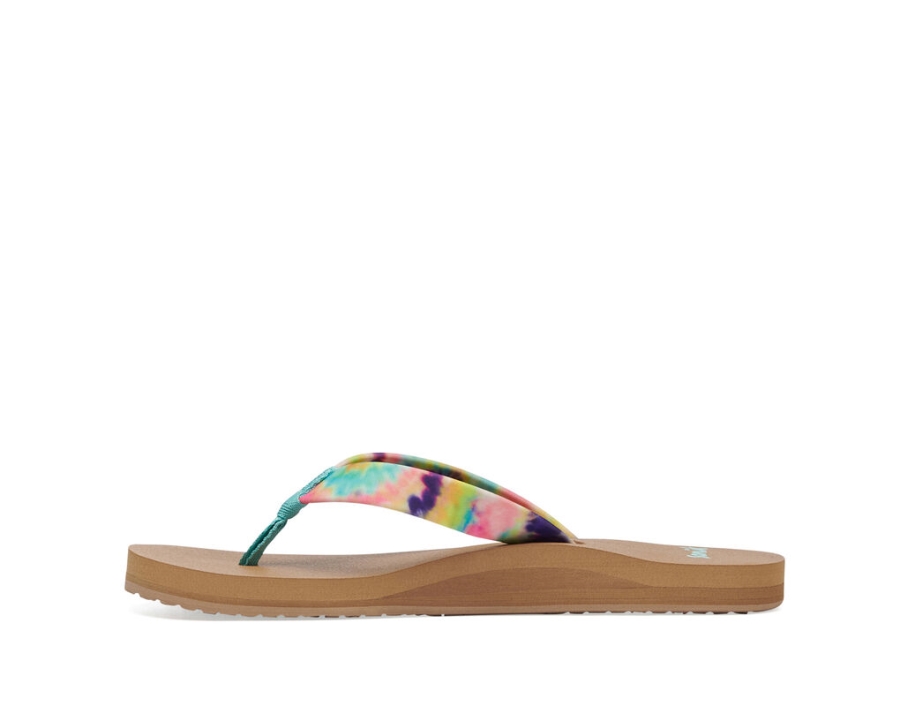 Sanuk Ashland St Tie Dye Turquoise Multi
