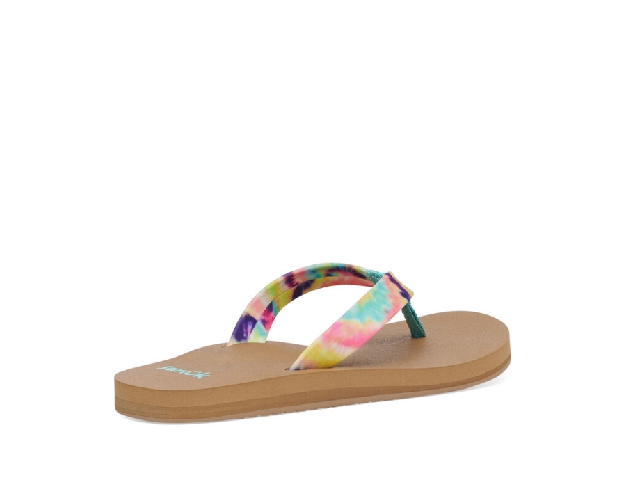 Sanuk Ashland St Tie Dye Turquoise Multi