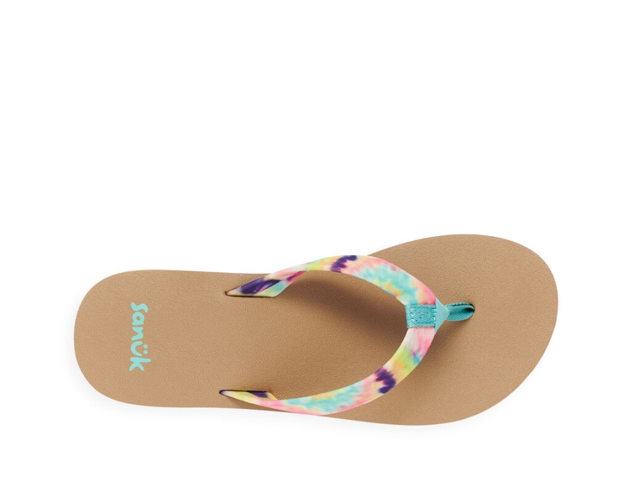 Sanuk Ashland St Tie Dye Turquoise Multi