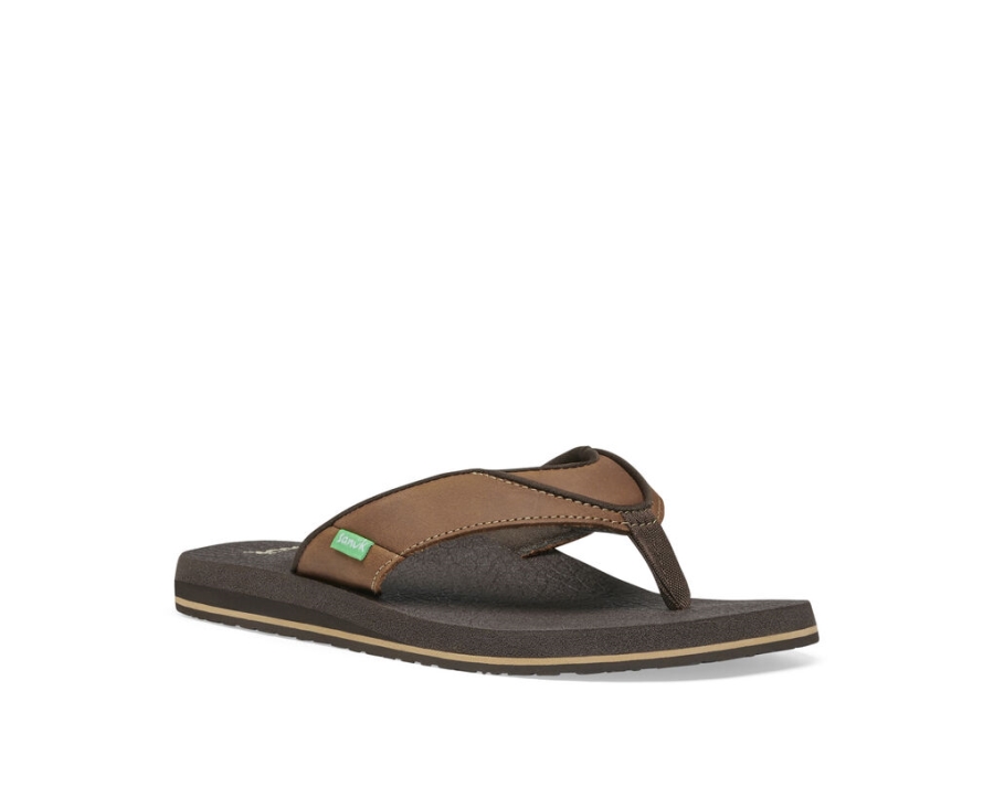 Sanuk Beer Cozy Primo Brown