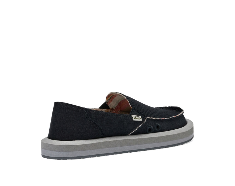 Sanuk Donna St Hemp Ebony