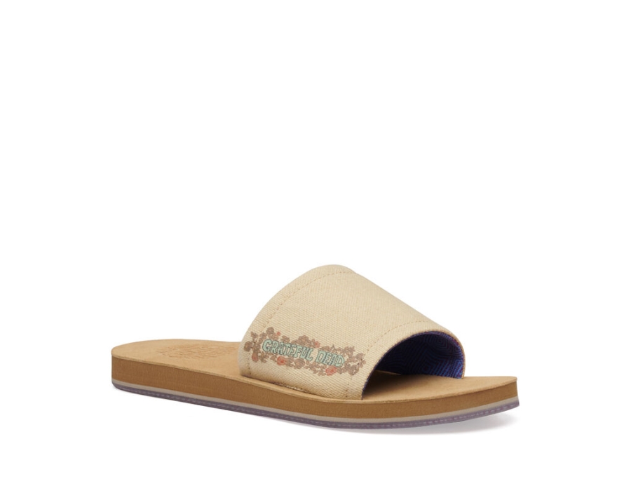 Sanuk Lola X Grateful Dead Tan