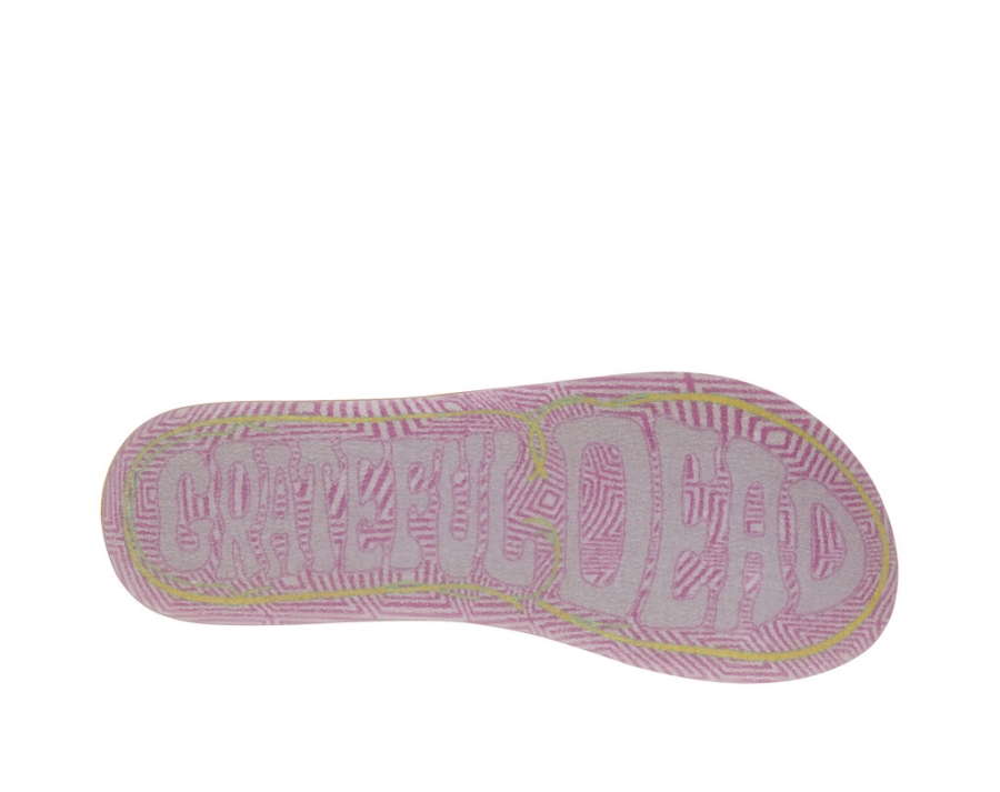 Sanuk Lola X Grateful Dead Tan