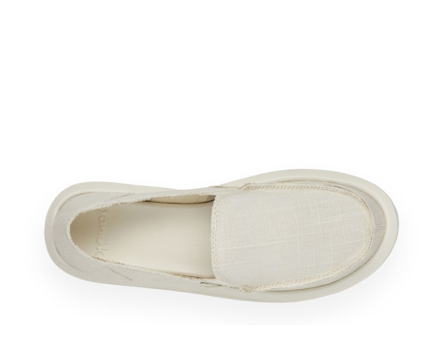 Sanuk Donna St Hemp White