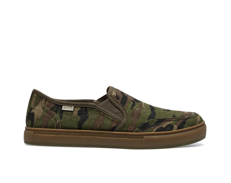 Sanuk Tideline Hemp Camo Woodland Camo