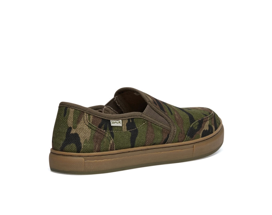 Sanuk Tideline Hemp Camo Woodland Camo