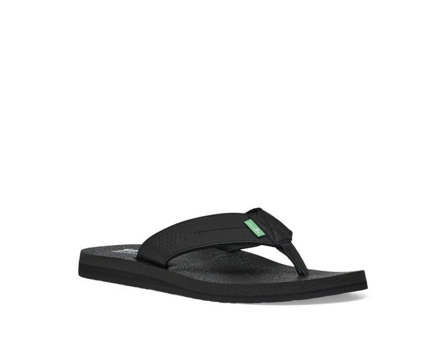 Sanuk Beer Cozy Coaster Black