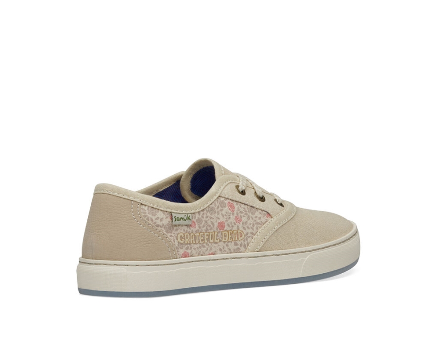 Sanuk Avery Lace X Grateful Dead Tan