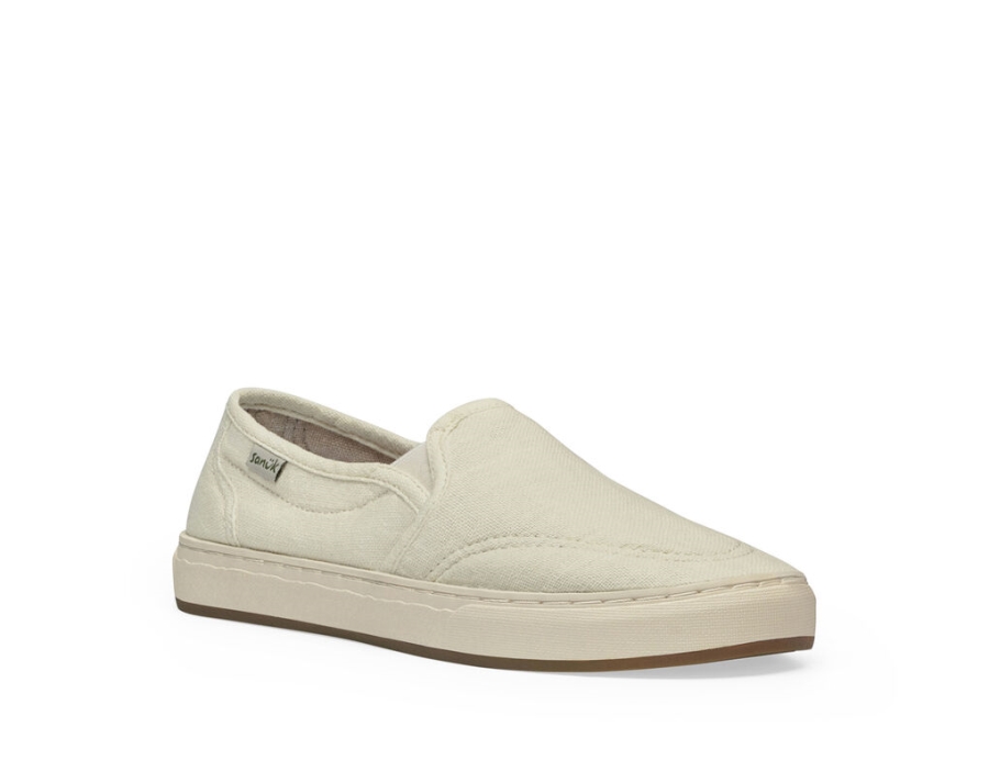 Sanuk Avery Hemp Washed White