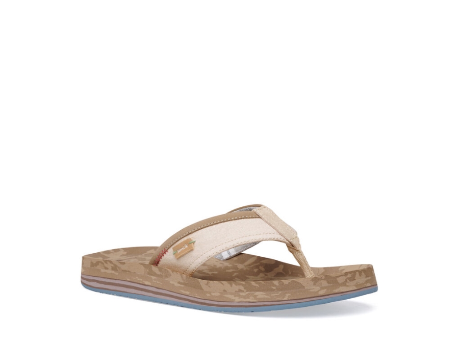 Sanuk Big Swell St Plus Stripe Tan