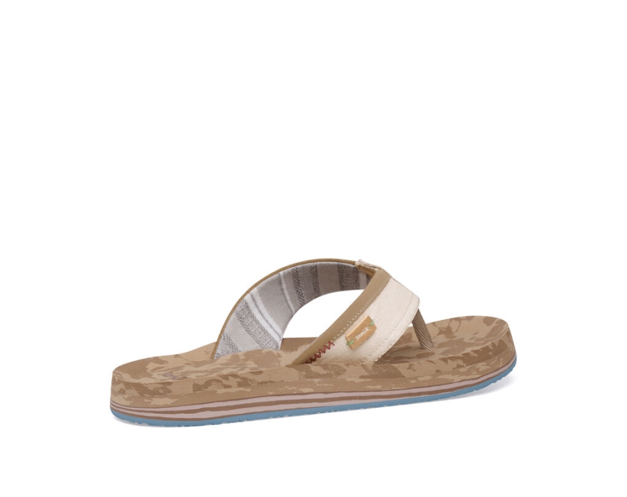 Sanuk Big Swell St Plus Stripe Tan