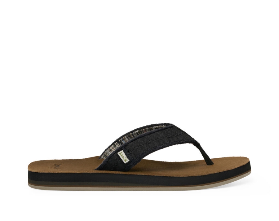 Sanuk Fraid Not St Black