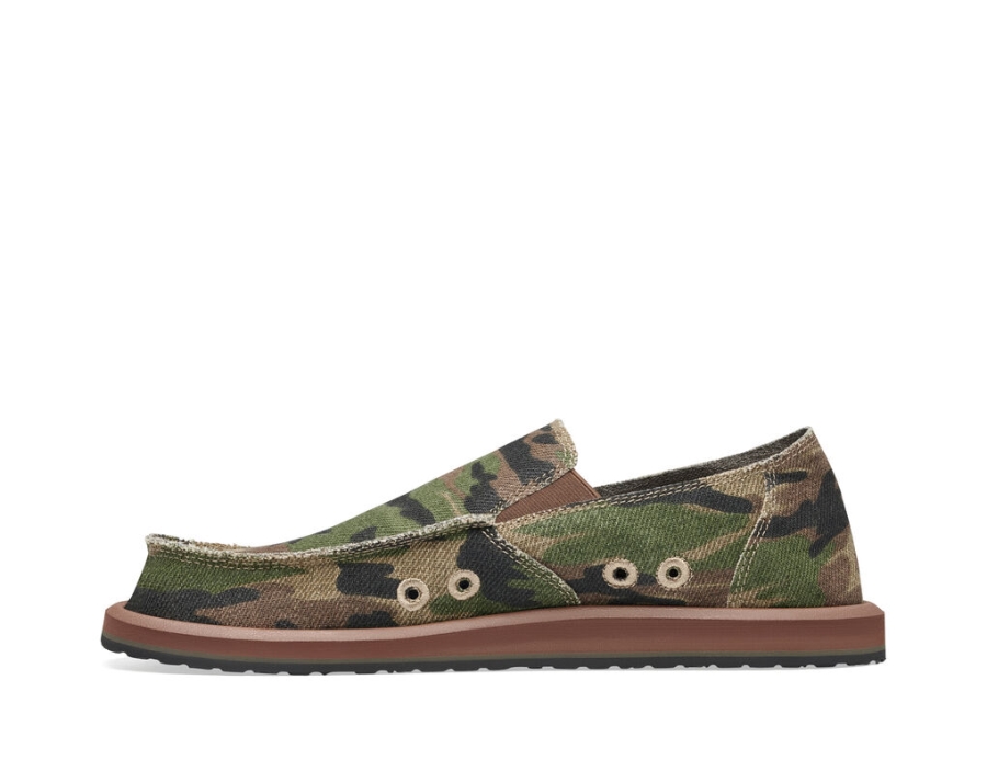 Sanuk Sidewalk Surfer Camo Woodland Camo