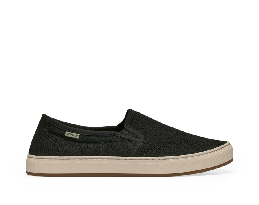Sanuk Avery Hemp Washed Black