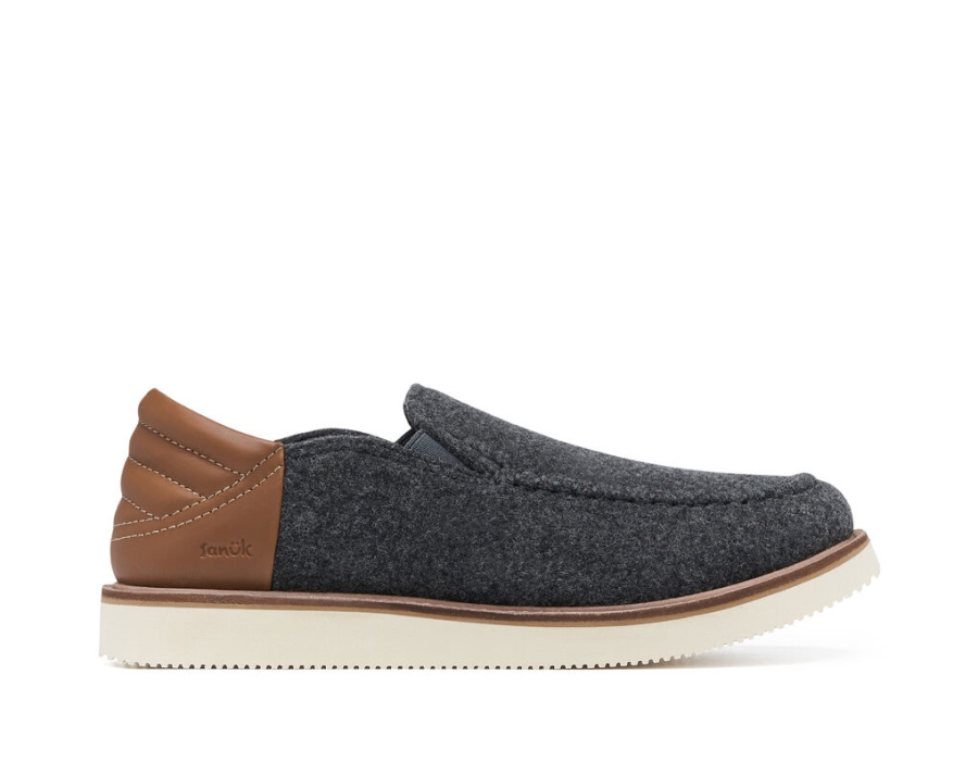 Sanuk Cozy Vibe Low Sm Wool Dark Grey