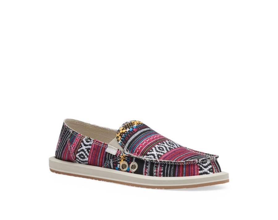 Sanuk Donna Geo Black Multi