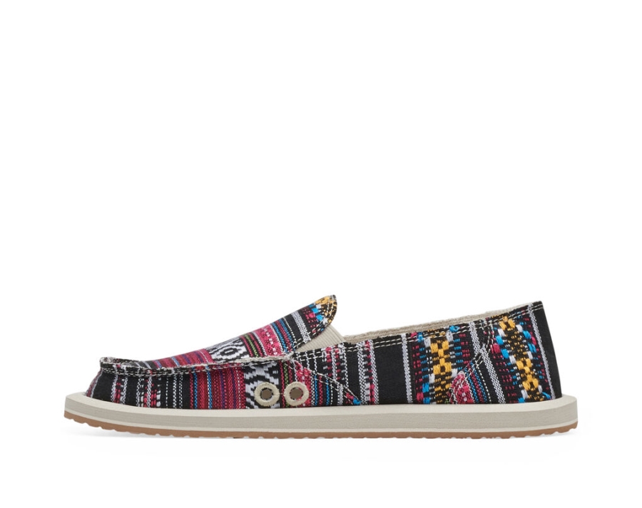 Sanuk Donna Geo Black Multi