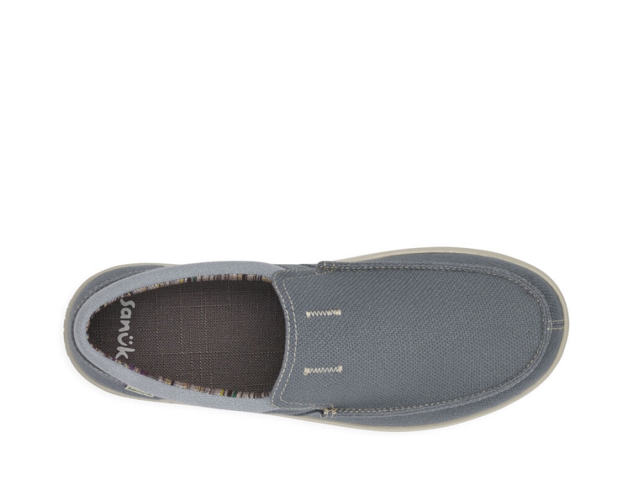Sanuk Hi Bro Lite Hemp Charcoal