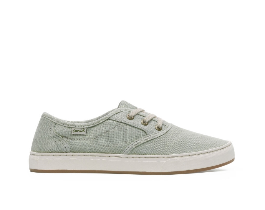 sanuk_avery_lace_hemp_washed_white.jpg Sanuk Avery Lace Hemp Washed White - Image 1