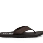 Sanuk Beer Cozy Coaster Dark Brown